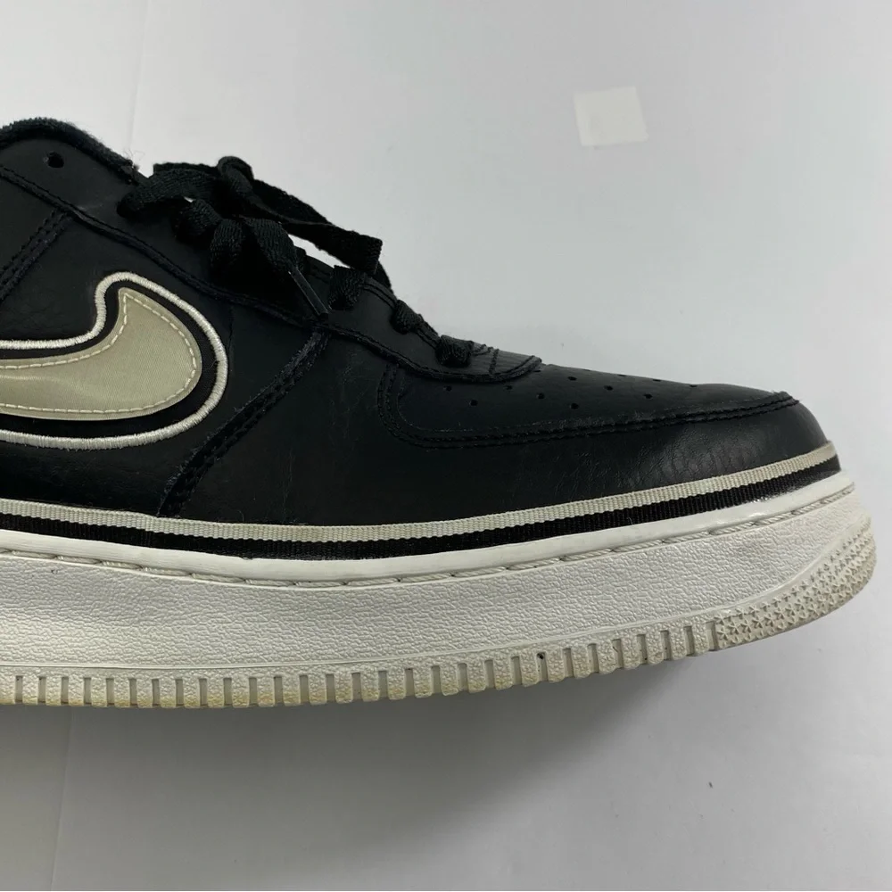 NIKE AIR FORCE 1 Low 07 LV8 Sport AF1 Black White Men’s 12 AJ 7748-001 Sneakers - Picture 12 of 16